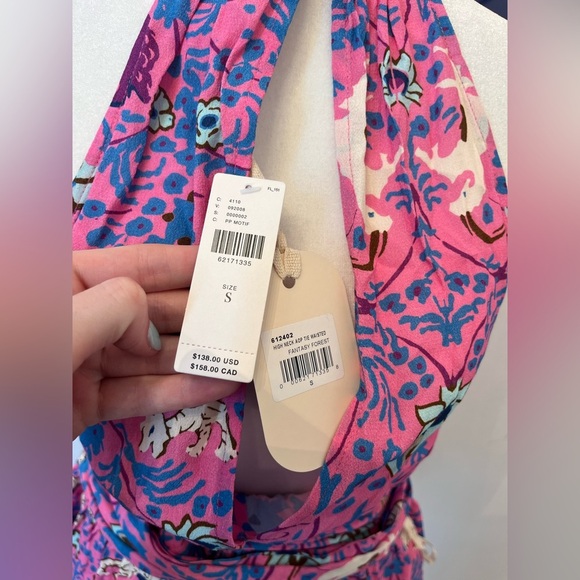 Plenty by Tracy Reese Halter Blouse Animal Print Multicolor Small NWT - Picture 4 of 4